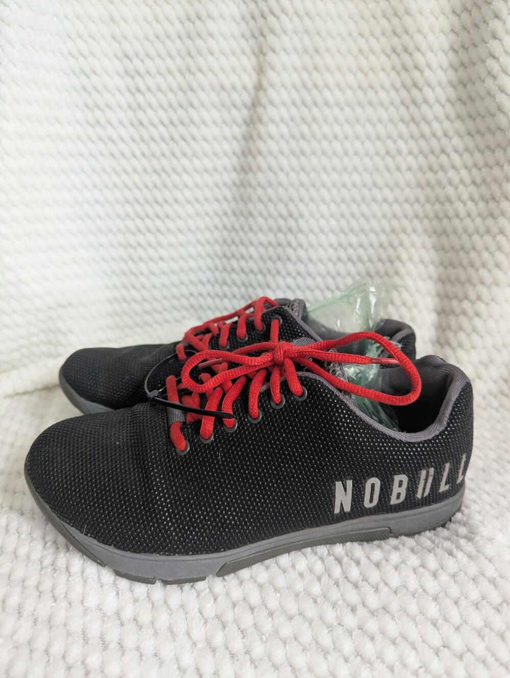 NOBULL Black & Red Crossfit Trainers Women's 7 Gym Workout
